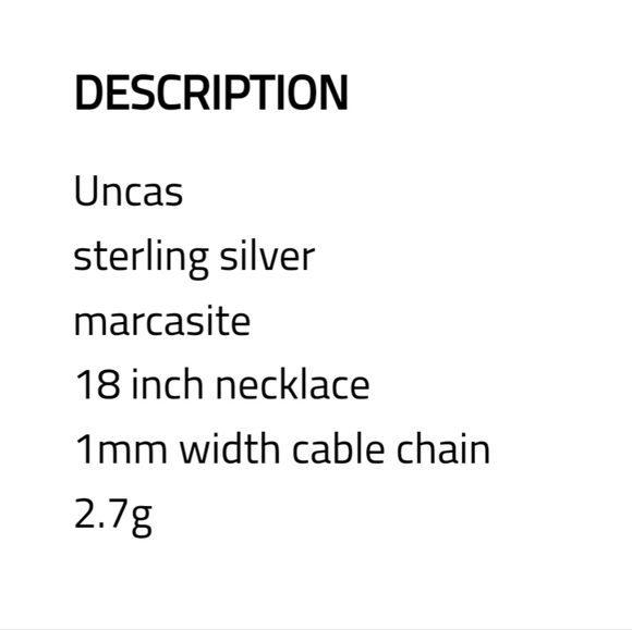 STERLING SILVER UNCAS VINTAGE STAR NECKLACE - Picture 8 of 9